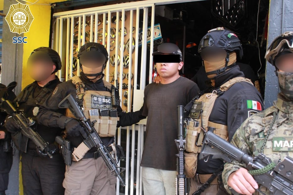 “El Raider” detenido en CDMX con 81 toneladas de autopartes robadas. Foto: (Especial)
